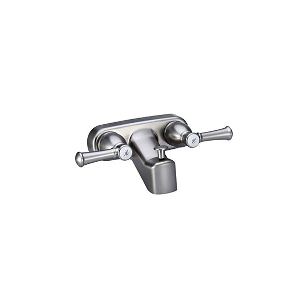 Dura® - Designer Satin Nickel Plastic Tub & Shower Faucet with Designer Levers Handles & Diverter