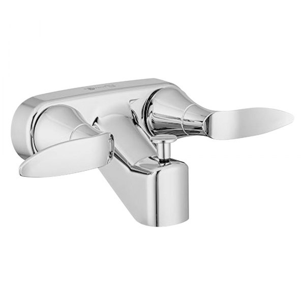 Dura® - Elegant Chrome Polished Plastic Tub & Shower Faucet with Levers Handles & Diverter
