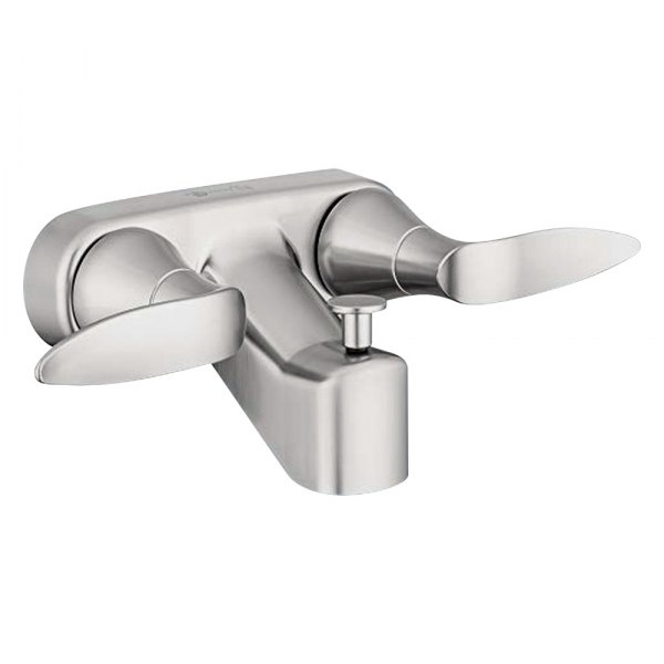 Dura® - Elegant Satin Nickel Plastic Tub & Shower Faucet with Levers Handles & Diverter