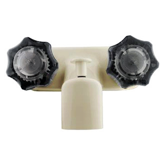 Dura® - Plastic Tub & Shower Faucet with Acrylic Knobs Handles & Diverter