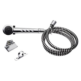 Dura® - Economy Plastic Chrome Polished Handheld Shower Head with 60" Hose