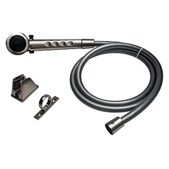 Dura® - Economy Plastic Satin Nickel Handheld Shower Head with 60" Hose