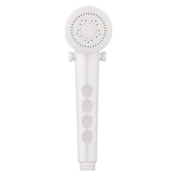 Dura® - White Plastic Round Handheld Shower Head