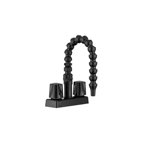 Dura® - Black Plastic Flexible Exterior Quick Connect Spray Port with Flexible Spout