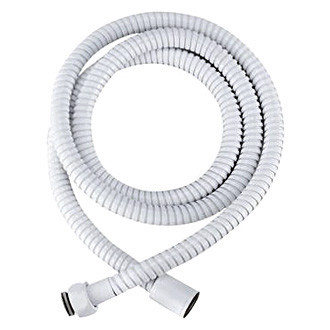 Dura® - Stainless Steel White Shower Hose