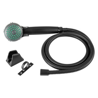 Dura® - Plastic Resins Matte Black Handheld Shower Head with 60" Hose