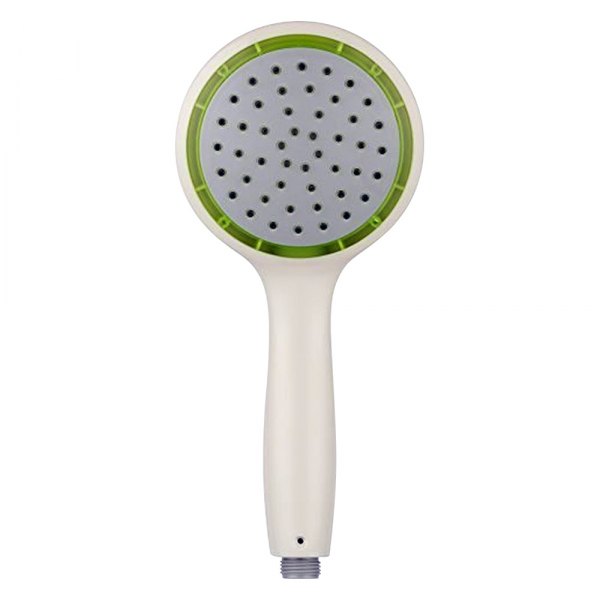 Dura® - Bisque Parchment Plastic Round Handheld Shower Head with Self-Pressurizing