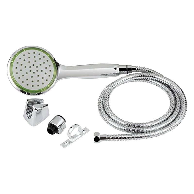 Chrome RV Mobile Home Motor Vehicle Hand-Held Shower Set with 60" Vinyl RV 