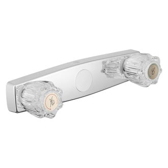 Dura® DF-SA600A-CP - Chrome Polished Shower Control Valve with Crystal Acrylic Knobs Handles