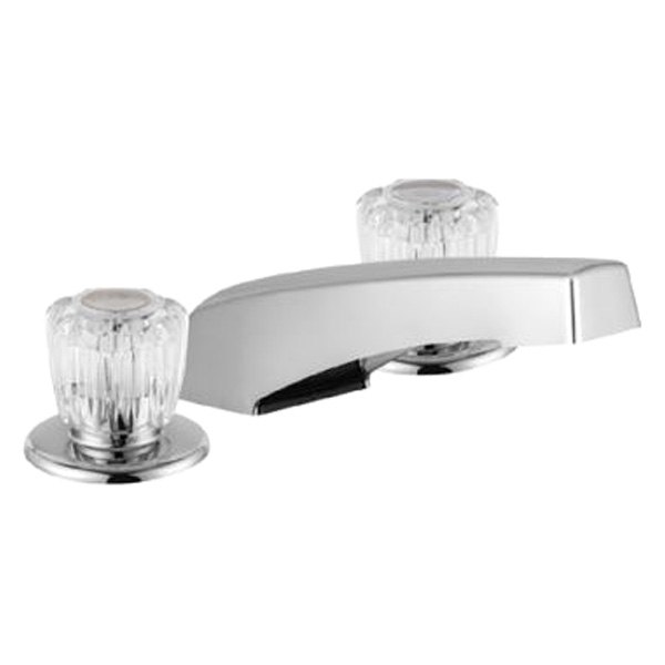 Dura® - Tub Faucet with Adjustable Crystal Acrylic Knobs Handles