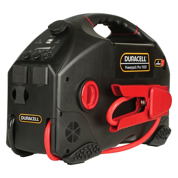Duracell® - Powerpack Pro™ 12 V Portable Jump Starter with Air Compressor and Power Inverter