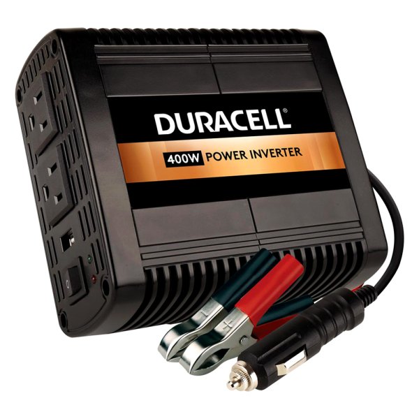 Duracell® - 400W 12 DC 115 AC Power Inverter
