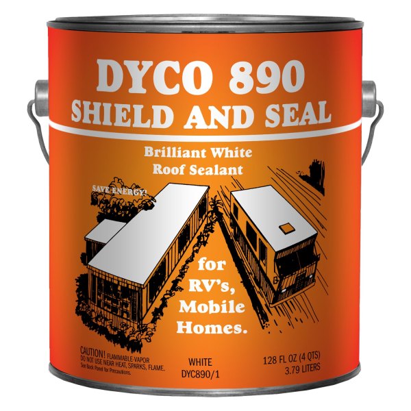 Dyco Paints® - Shield & Seal™ 890 128 oz. White Roof Coating