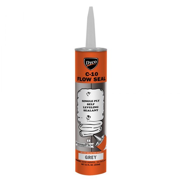 Dyco Paints® - Flow Seal™ 11 oz. Polymer Self-Leveling Gray Sealant