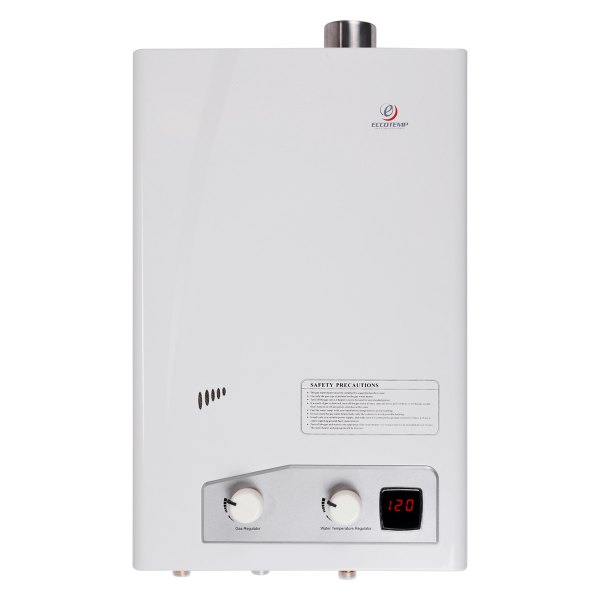 Eccotemp® - FVI12-Series 4.0 GPM Tankless Liquid Propane White Indoor Forced Vent Water Heater