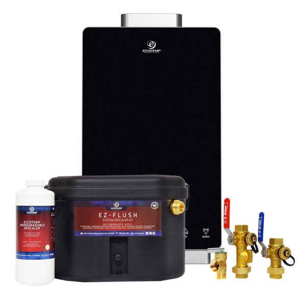 Eccotemp® - i12 Series Natural Gas Indoor Tankless Water Heater with Service Valve Kit