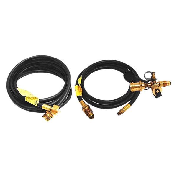 Enerco® - Delux LP Gas Hose and Adapter Kit with Plastic Clamshell Packaging