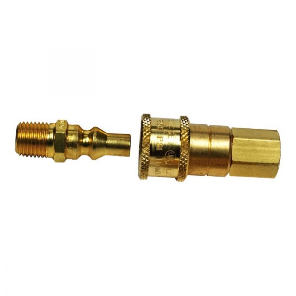 Enerco® - Brass LP Gas/Natural Gas Hose Connector with Plastic Clamshell Packaging