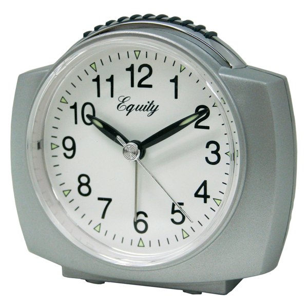 Equity® - Bedside Analog Quartz Alarm Clock