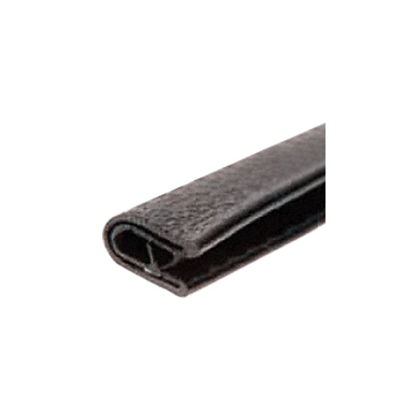 Fairchild® - 50' Black Soft Tone Mini Edge Trim with Segmented Steel Core
