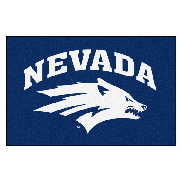 FanMats® - University of Nevada 19" x 30" Nylon Face Starter Mat with "Nevada & Wolf" Logo