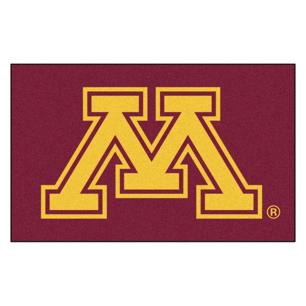 FanMats® - University of Minnesota 60" x 96" Nylon Face Ulti-Mat with "Block M" Logo