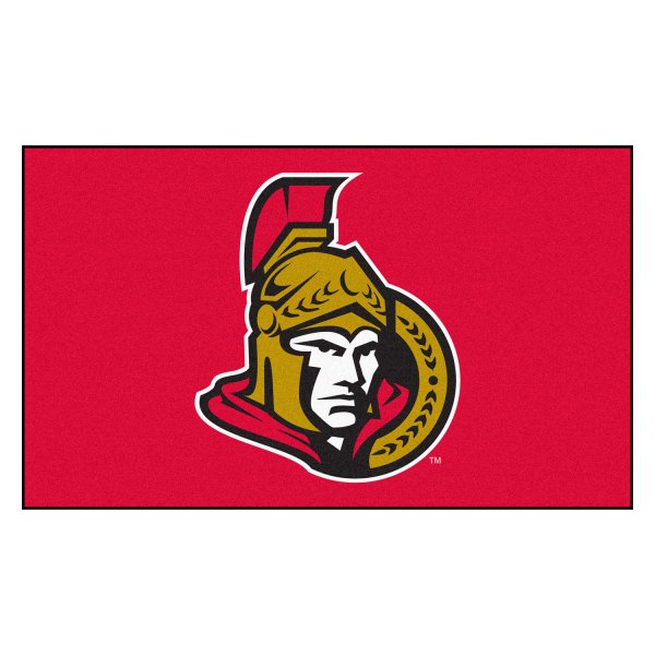 FanMats® - Ottawa Senators 19" x 30" Nylon Face Starter Mat with "Senator" Logo