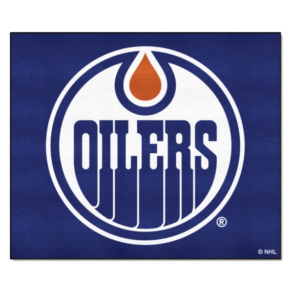 FanMats® - Edmonton Oilers 59.5" x 71" Nylon Face Tailgater Mat with "Circle Oilers" Logo