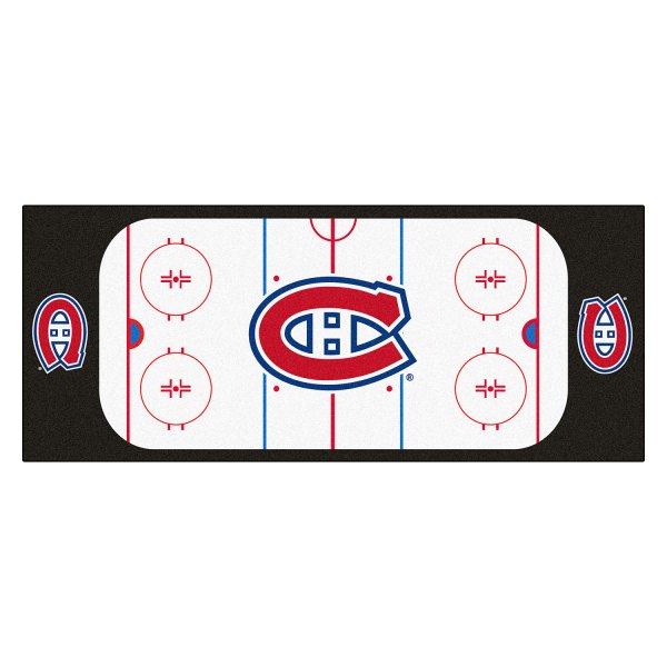 FanMats® - Montreal Canadiens 30" x 72" Nylon Face Hockey Rink Runner Mat with "C" Primary Logo