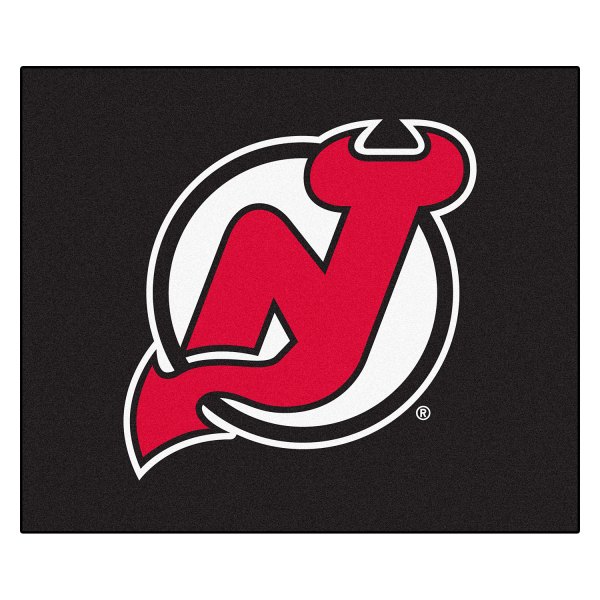 FanMats® - New Jersey Devils 59.5" x 71" Nylon Face Tailgater Mat with "NJ Devil Horn" Logo