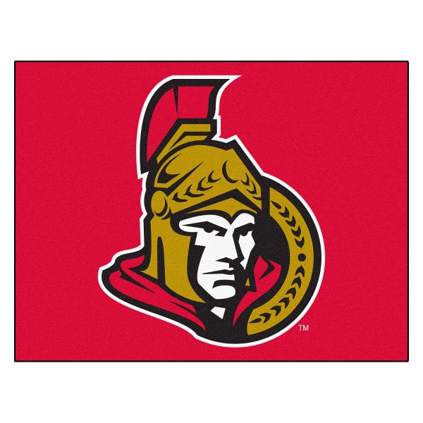 FanMats® - Ottawa Senators 33.75" x 42.5" Nylon Face All-Star Floor Mat with "Senator" Logo