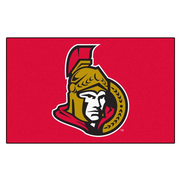 FanMats® - Ottawa Senators 60" x 96" Nylon Face Ulti-Mat with "Senator" Logo