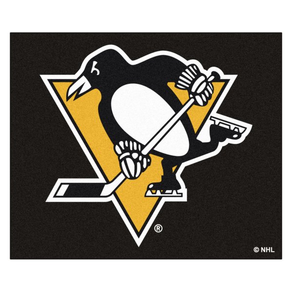 FanMats® - Pittsburgh Penguins 59.5" x 71" Nylon Face Tailgater Mat with "Penguins" Logo