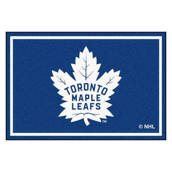FanMats® - Toronto Maple Leafs 60" x 96" Nylon Face Ultra Plush Floor Rug with "Maple Leaf" Logo