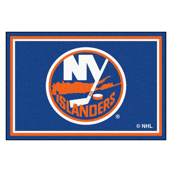 FanMats® - New York Islanders 60" x 96" Nylon Face Ultra Plush Floor Rug with "NY Islanders Circle" Logo