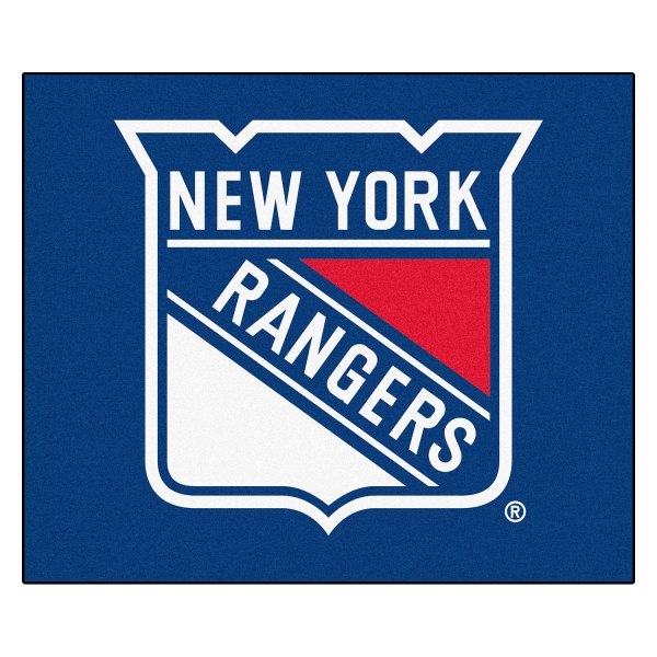 FanMats® - New York Rangers 59.5" x 71" Nylon Face Tailgater Mat with "New York Rangers Shield" Logo