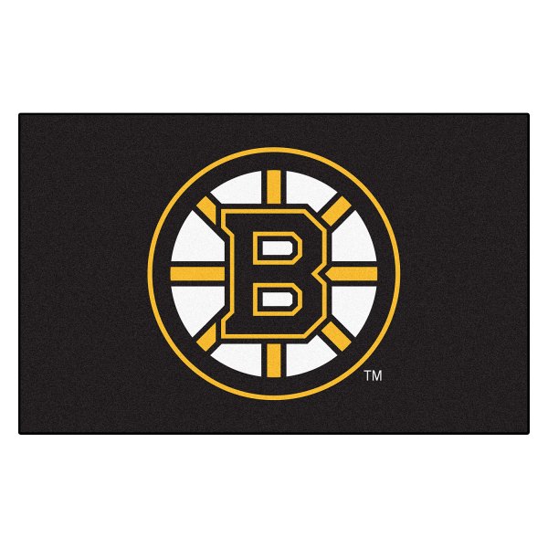 FanMats® - Boston Bruins 60" x 96" Nylon Face Ulti-Mat with "Spoked-B" Logo
