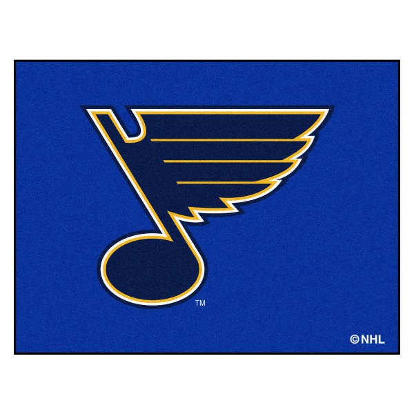 FanMats® - St. Louis Blues 33.75" x 42.5" Nylon Face All-Star Floor Mat with "Music Note" Primary Logo