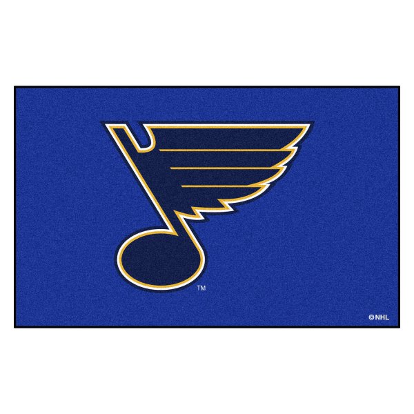 FanMats® - St. Louis Blues 60" x 96" Nylon Face Ulti-Mat with "Music Note" Primary Logo