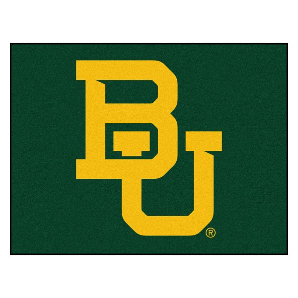 FanMats® - Baylor University 33.75" x 42.5" Nylon Face All-Star Floor Mat with "BU" Logo