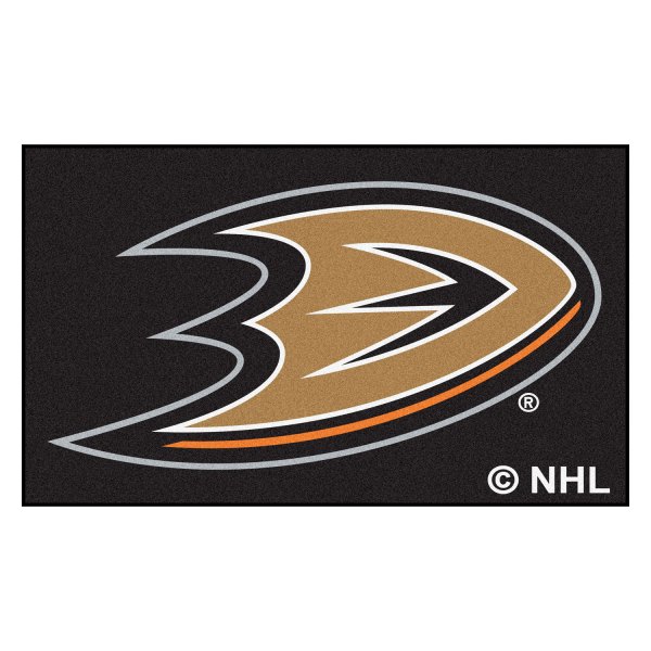 FanMats® - Anaheim Ducks 19" x 30" Nylon Face Starter Mat with "Duck Foot" Logo