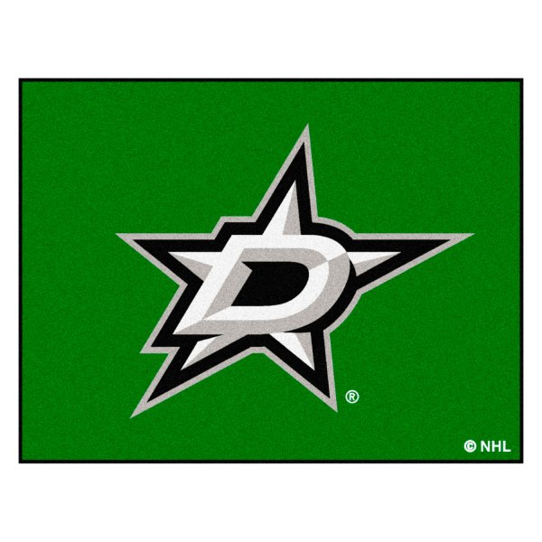 FanMats® - Dallas Stars 33.75" x 42.5" Nylon Face All-Star Floor Mat with "D Star" Logo