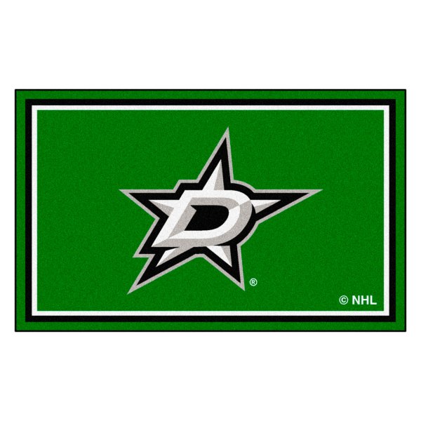FanMats® - Dallas Stars 48" x 72" Nylon Face Ultra Plush Floor Rug with "D Star" Logo