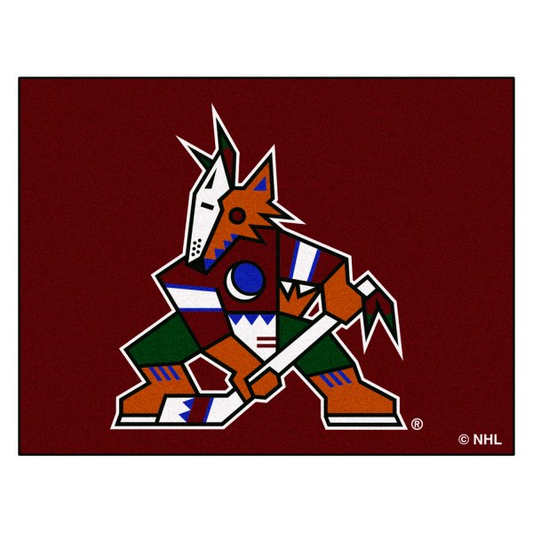 FanMats® - Arizona Coyotes 33.75" x 42.5" Nylon Face All-Star Floor Mat with "Coyotes" Logo