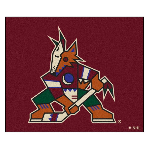 FanMats® - Arizona Coyotes 59.5" x 71" Nylon Face Tailgater Mat with "Coyotes" Logo