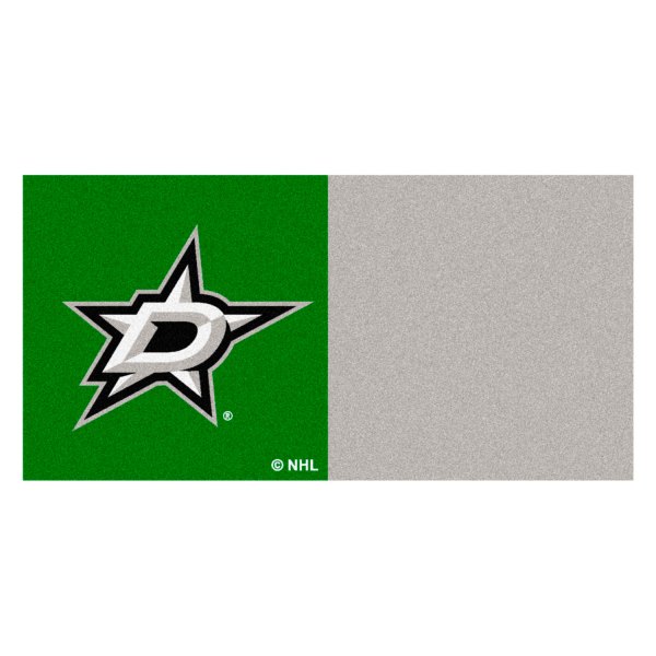 FanMats® - Dallas Stars 18" x 18" Nylon Face Team Carpet Tiles with "D Star" Logo