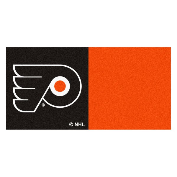 FanMats® - Philadelphia Flyers 18" x 18" Nylon Face Team Carpet Tiles with "P" Logo