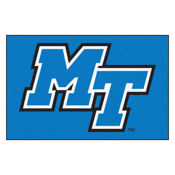 FanMats® - Middle Tennessee State University 19" x 30" Nylon Face Starter Mat with "Italic MT" Logo