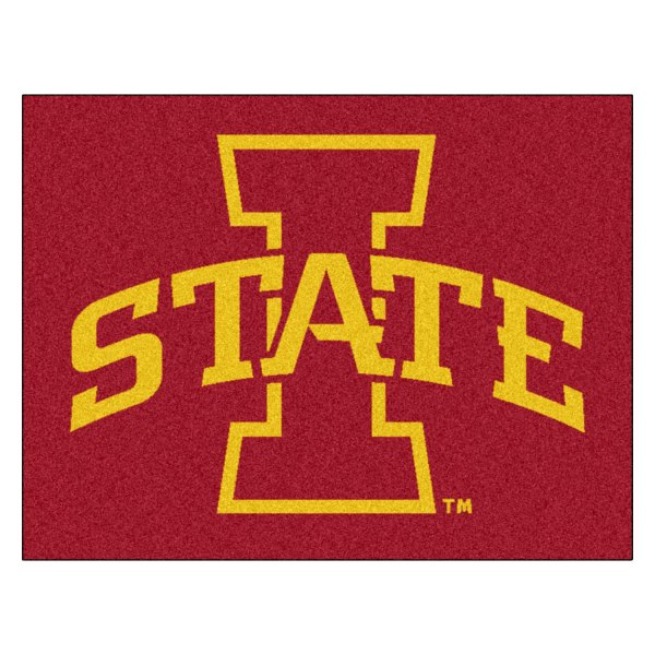 FanMats® - Iowa State University 33.75" x 42.5" Nylon Face All-Star Floor Mat with "I State" Logo