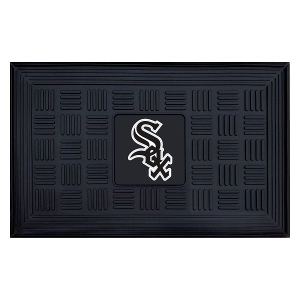 FanMats® - Chicago White Sox 19.5" x 31.25" Ridged Vinyl Door Mat with "Sox" Primary Logo